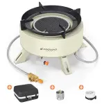 Odoland 4000W Portable Camping Stove Adjustable Infrared Camp Stove Lightweight Propane Backpacking Stove 