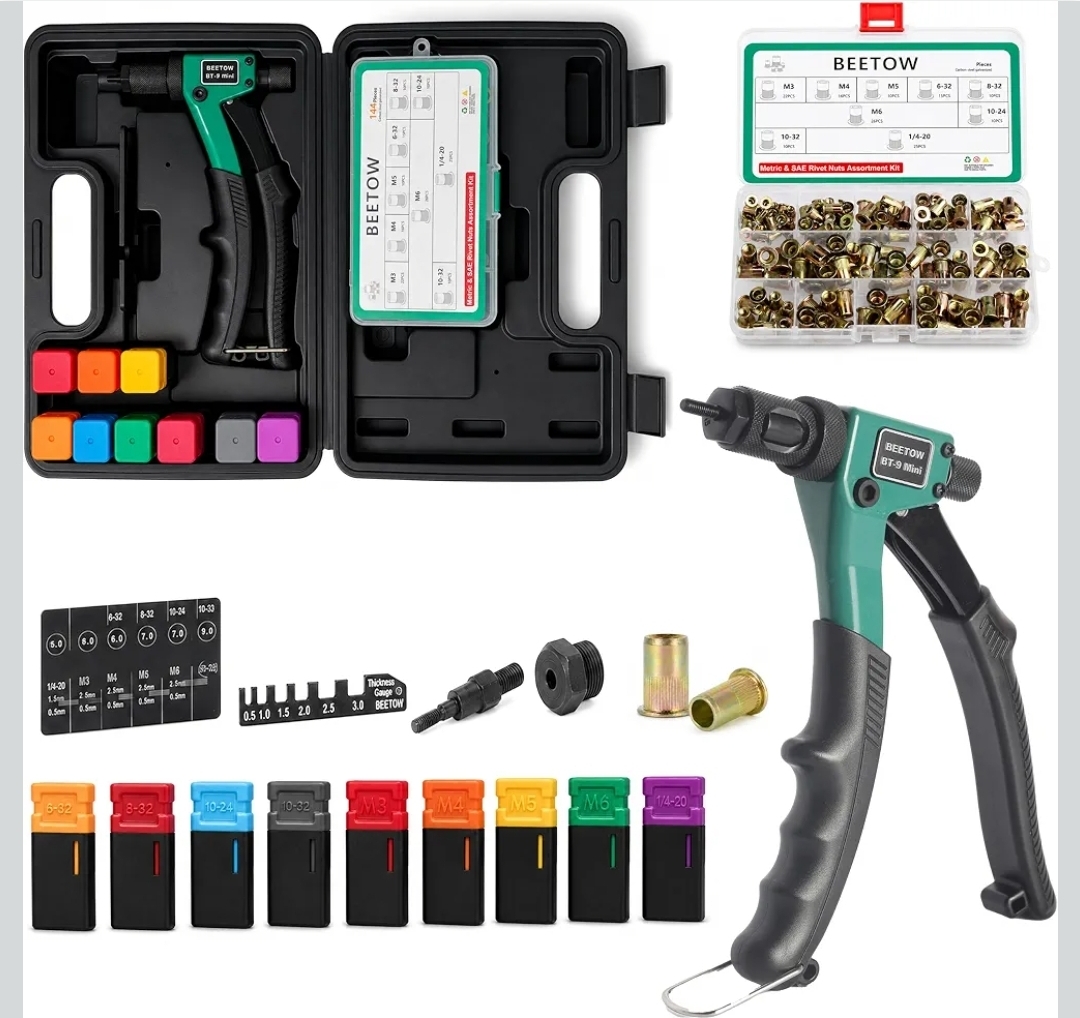BEETOW 8-Inch Rivet Nut Tool Kit 