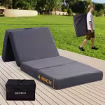 GEMBED Memory Foam Camping Mattress Pad, 4 Inch Thick Waterproof Foldable Sofa Bed
